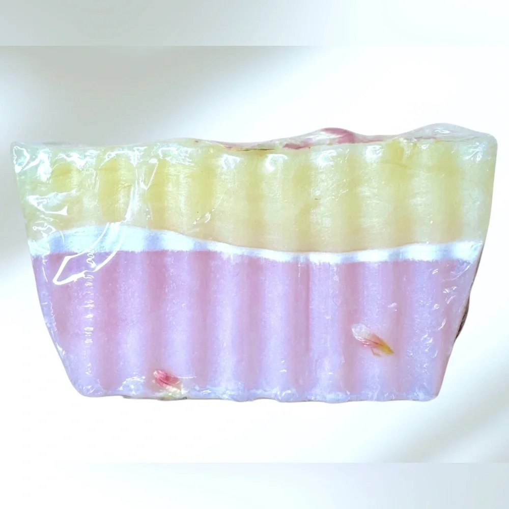 Florinda Beauty - Cherry Blossom Soap Pink and Cream Handmade Soap 4.5 oz NWT
